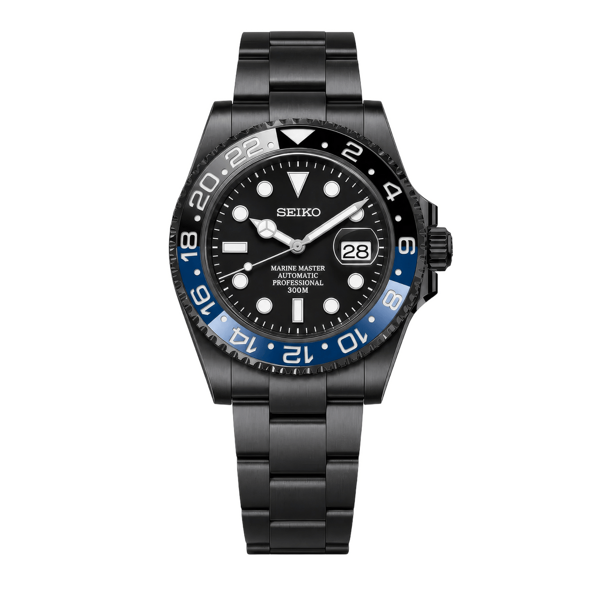 SEIKO MOD Submariner | Stealth Batman