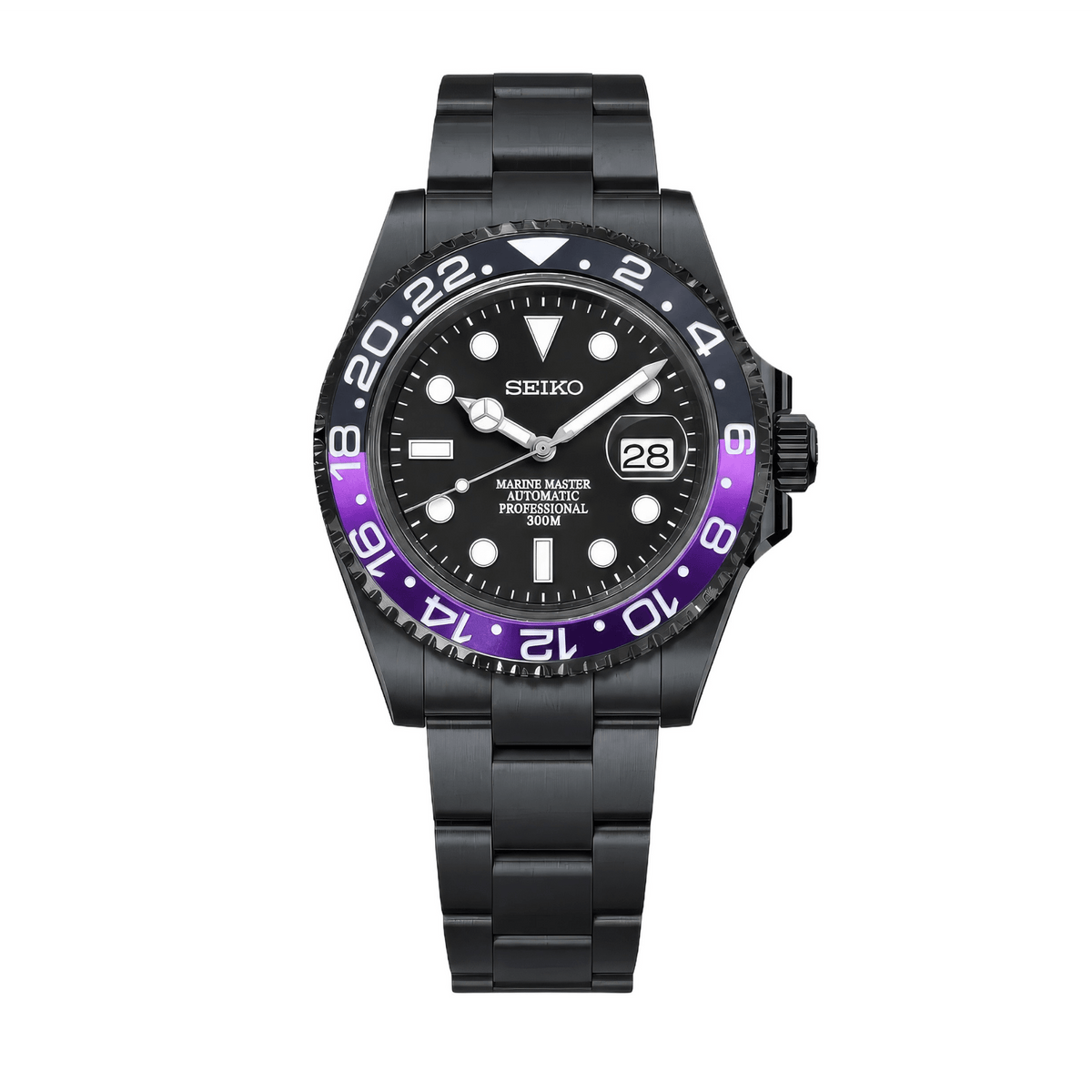 SEIKO MOD Submariner | Stealth Joker