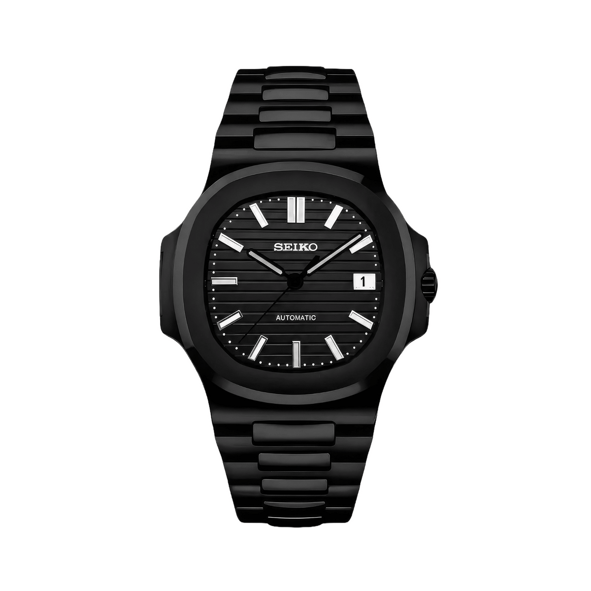 SEIKO MOD Nautilus | Triple Noir