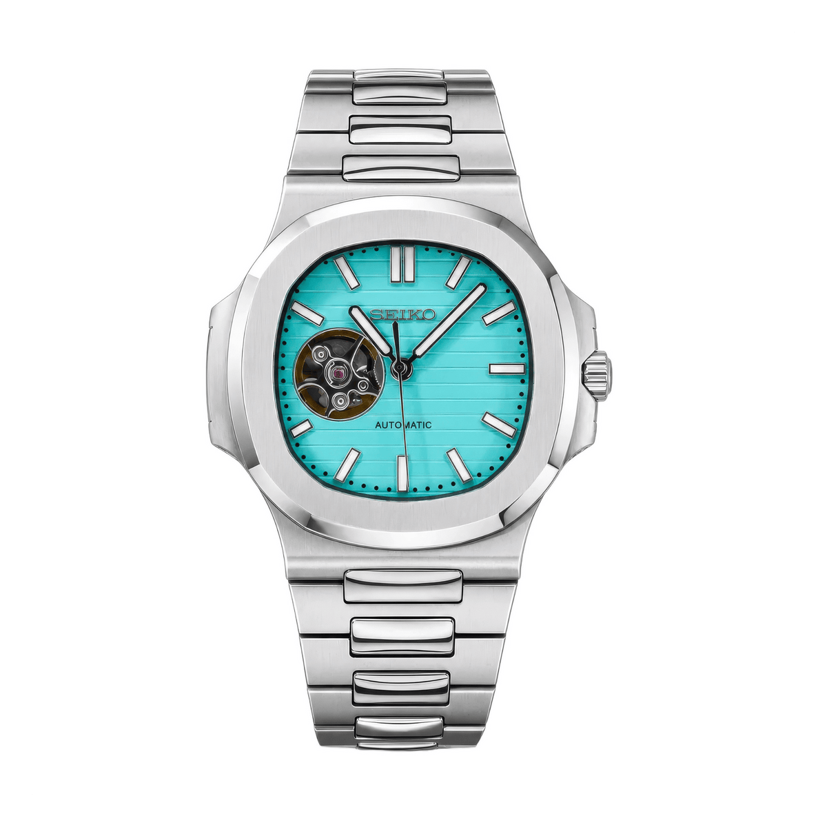SEIKO MOD Nautilus | Tiffany Bleu "Open Heart"