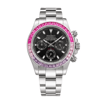 SEIKO MOD Daytona | Rose & Violet dégradé