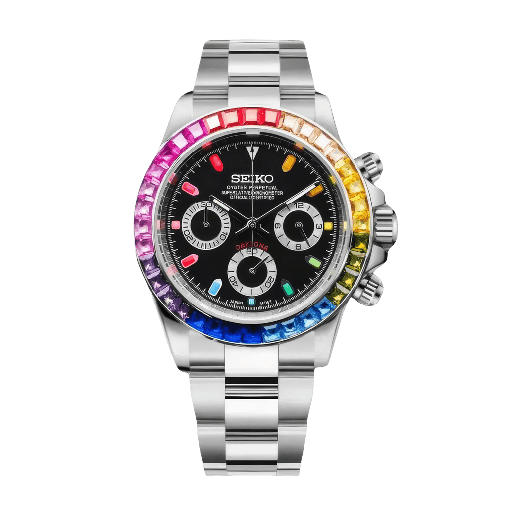 SEIKO MOD Daytona | Rainbow Argent