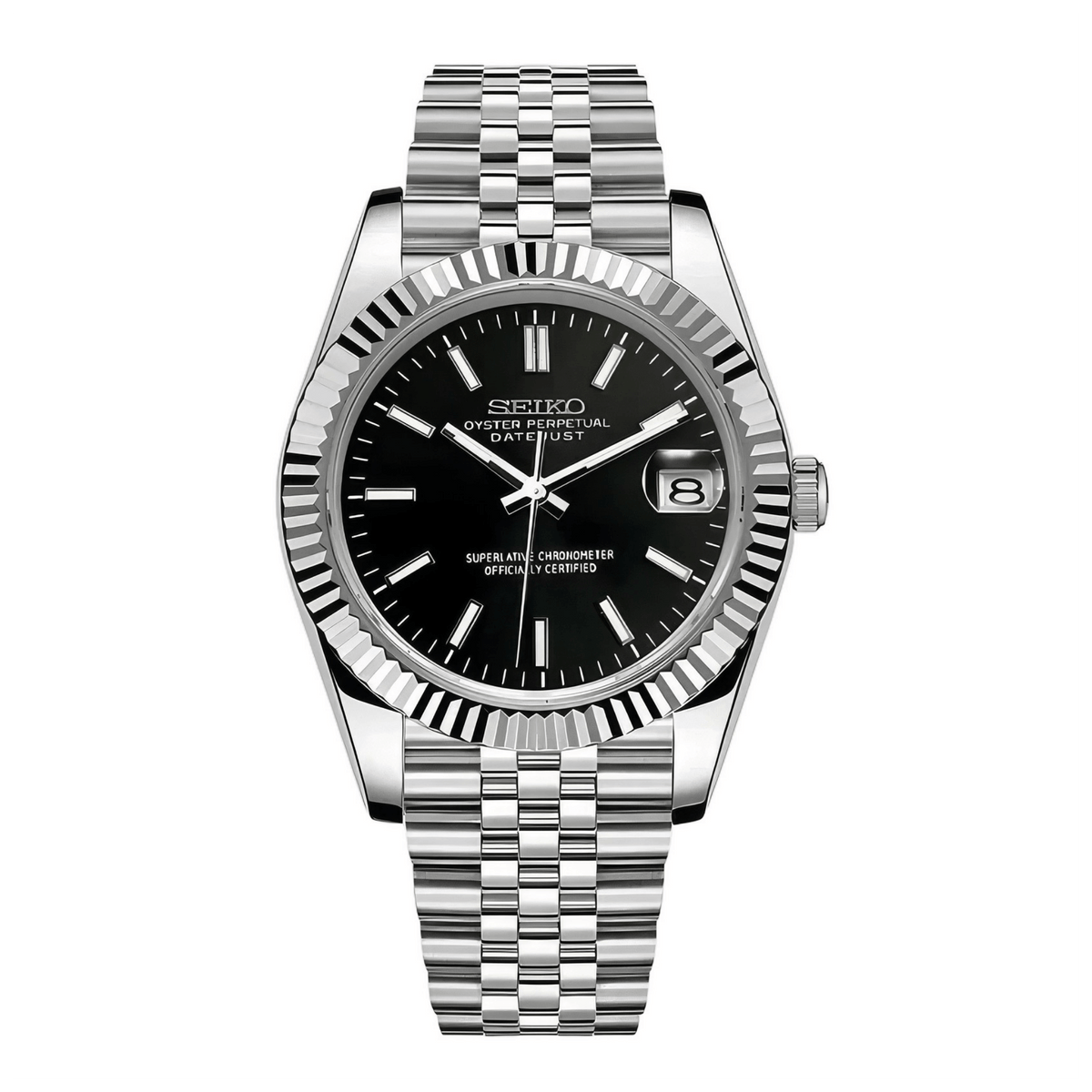 SEIKO MOD Datejust | Noir
