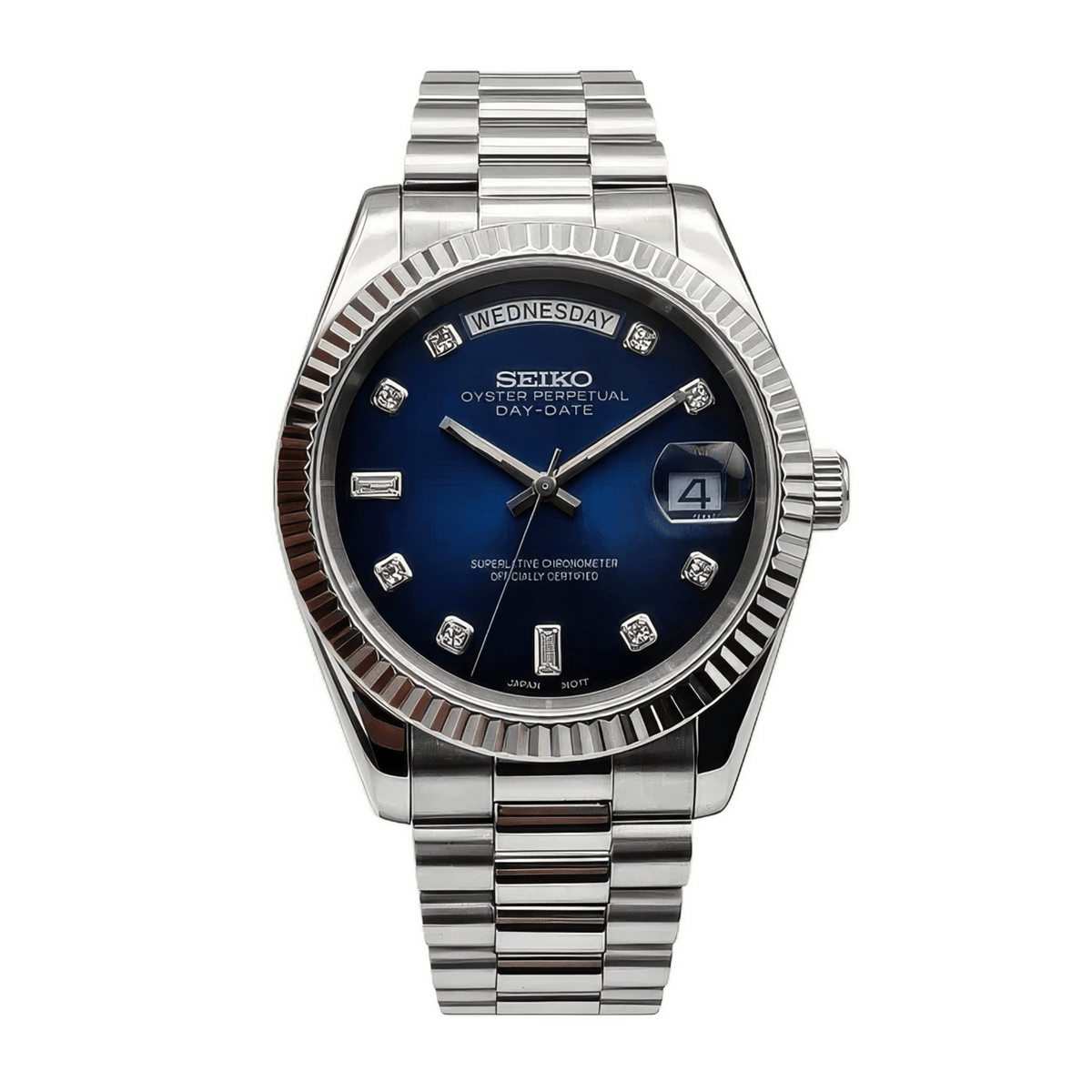 SEIKO MOD Day-Date | Bleu Nuit Diamant