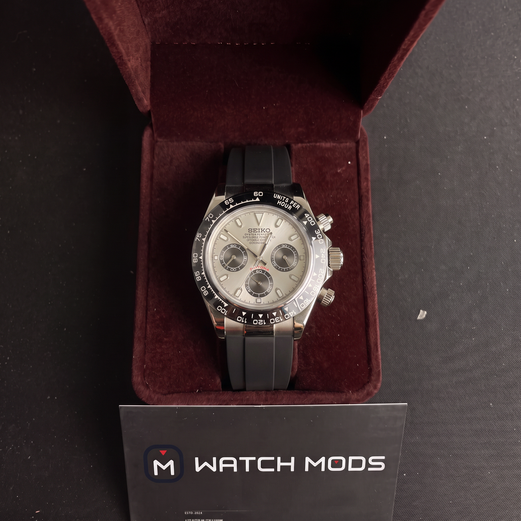 SEIKO MOD Daytona | Meteorite Oysterflex