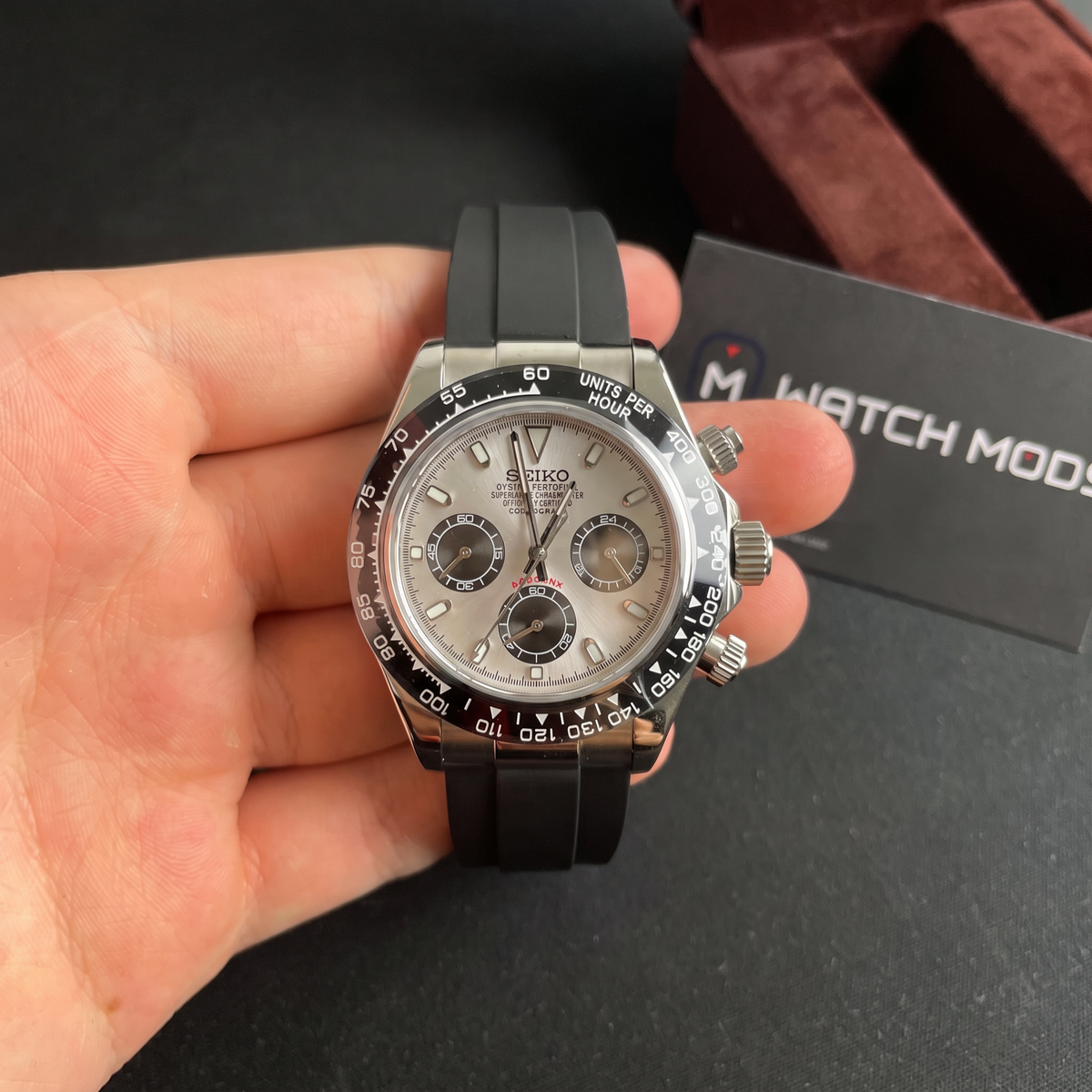 SEIKO MOD Daytona | Meteorite Oysterflex