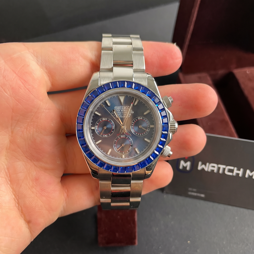 SEIKO MOD Daytona | Saphir Bleu